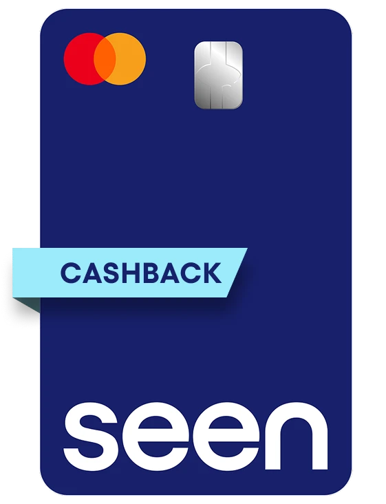 Seen Cashback Plus Mastercard® card art